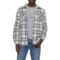 O'Neill Arctic Check Shirt Jacket - Snap Front in Light Khaki 3