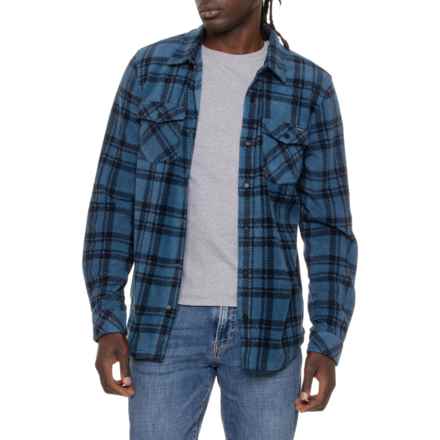 O'Neill Arctic Check Shirt Jacket - Snap Front in Real Teal
