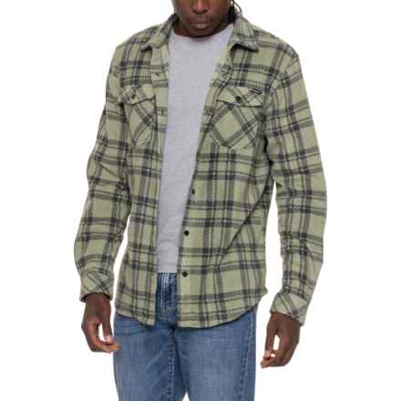 O'Neill Arctic Check Shirt Jacket - Snap Front in Sage/Graphite