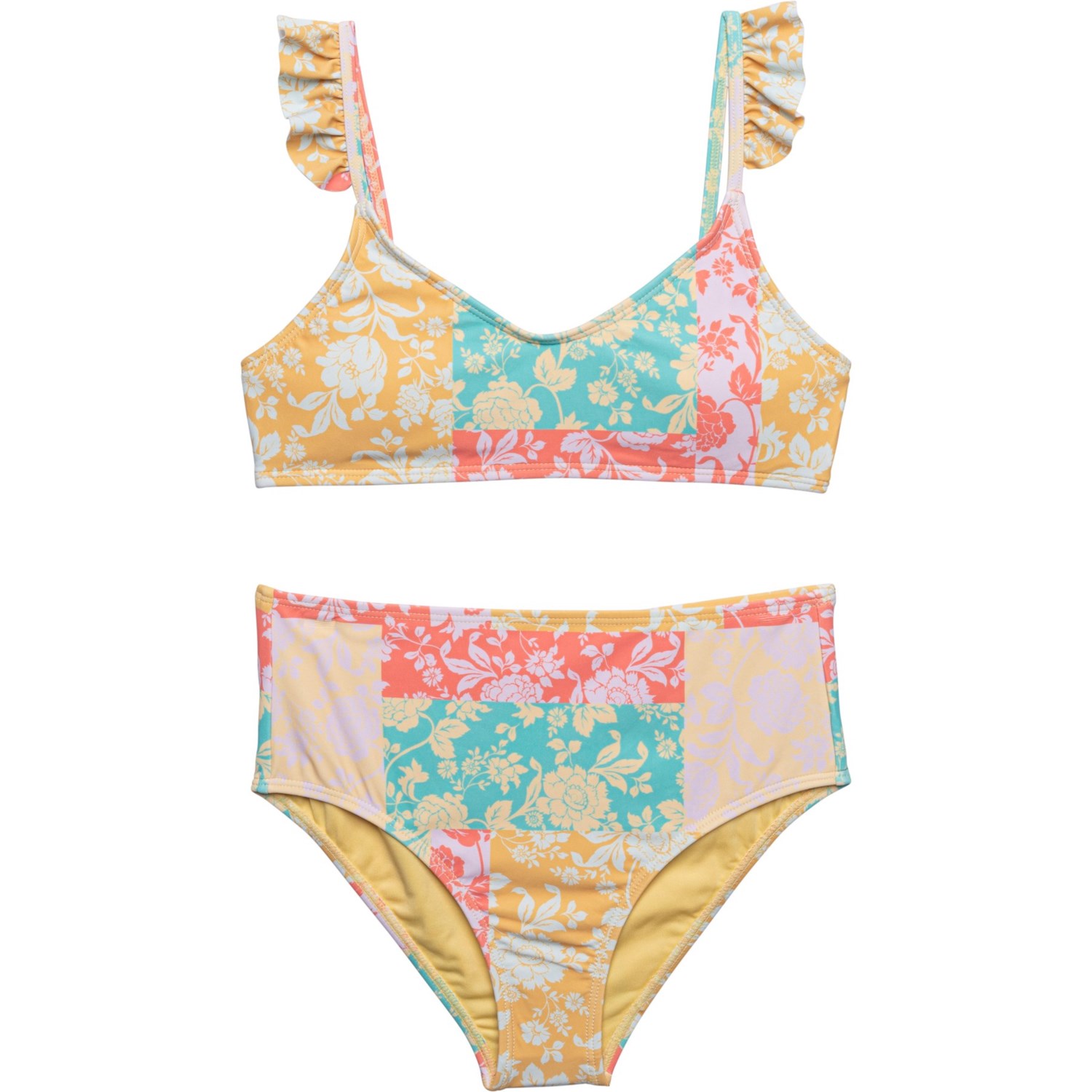 O'Neill Big Girls Olivia Ruffle Strap Bikini Set - Save 75%