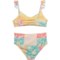 2FUNC_2 O'Neill Big Girls Olivia Ruffle Strap Bikini Set