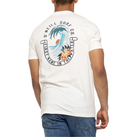 O'Neill First In T-Shirt - Short Sleeve in Cream