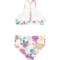 3DKDU_2 O'Neill Girls Villa Floral Braided Strap Bikini Set
