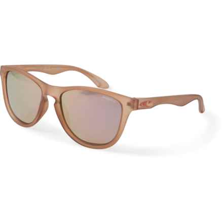 O'Neill Godrevy Sunglasses - Polarized, Mirror Lenses (For Men and Women) in Matte Pink/Gold Pink Mirror