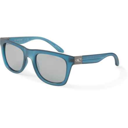 O'Neill Headland Sunglasses - Polarized, Mirror Lenses (For Men and Women) in Blue Crsytal/Smoke Silver Mirror