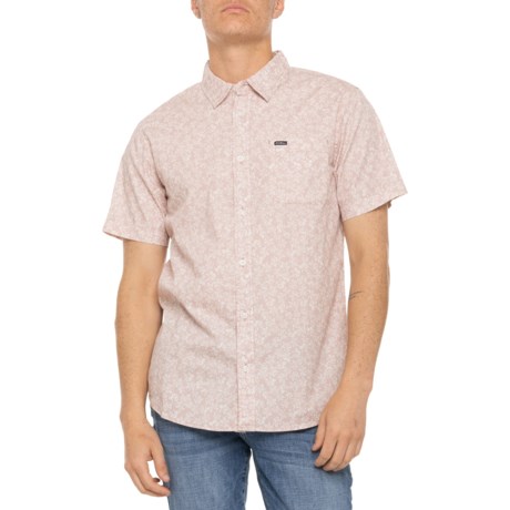 O'Neill Hillside Woven Shirt - Short Sleeve in Lt Rose