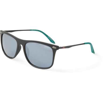 O'Neill Layer Sunglasses - Polarized, Mirror Lenses (For Men and Women) in Black/Smoke Mirror