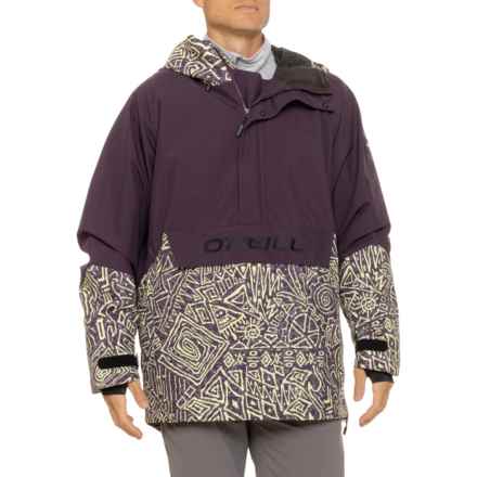 O'Neill O’riginals Anorak Snowboard Jacket - Waterproof in Dark Purple Sketcheritage