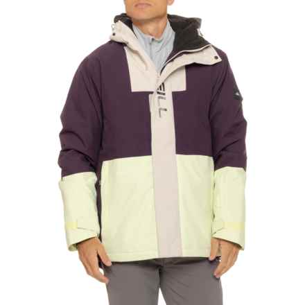 O'Neill O’riginals Snowboard Jacket - Waterproof, Insulated in Aubergine Colour Block