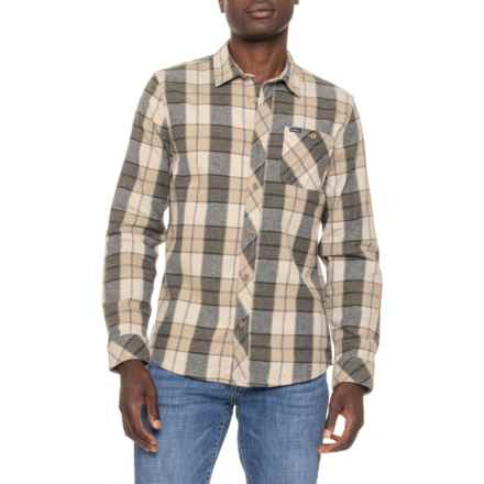 O'Neill Portland Stretch Flannel Shirt - Long Sleeve in Khaki