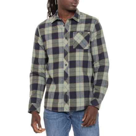 O'Neill Portland Stretch Flannel Shirt - Long Sleeve in Sage 2