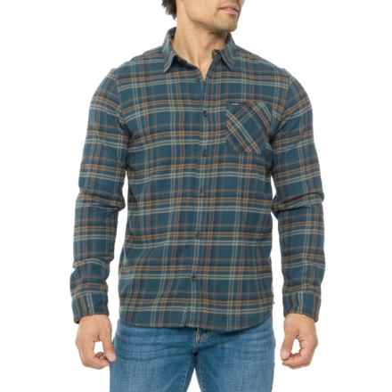 O'Neill Redmond Plaid Shirt - Long Sleeve in Midnight Navy
