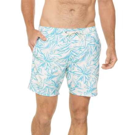 O'Neill Redondo Shoreside Volley Swim Shorts - Built-In Liner Shorts, 17” in Cream