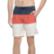 O'Neill Redondo Stripe Volley Swim Shorts - Built-In Liner Shorts in Hot