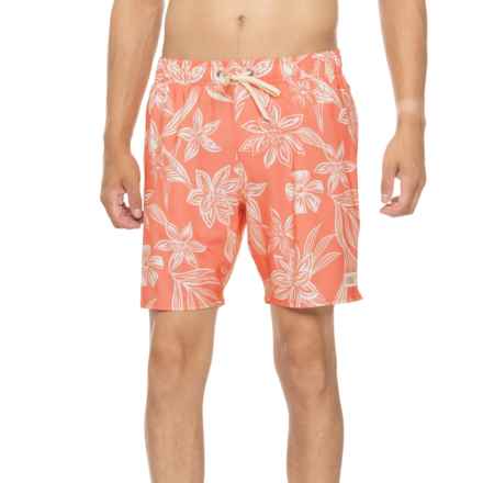 O'Neill Seaside Volley Swim Shorts in Coral