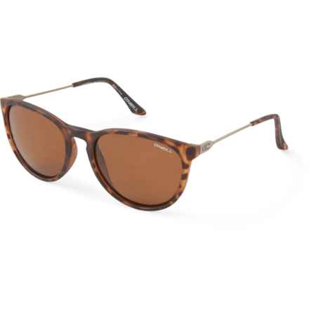 O'Neill Shell Sunglasses - Polarized (For Men and Women) in Tort/Solid Brown