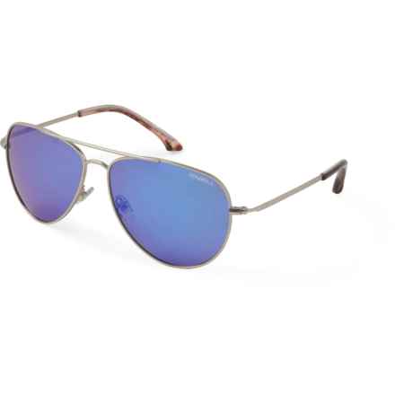 O'Neill Vita Sunglasses - Polarized, Mirror Lenses (For Men and Women) in Silver/Blue Mirror