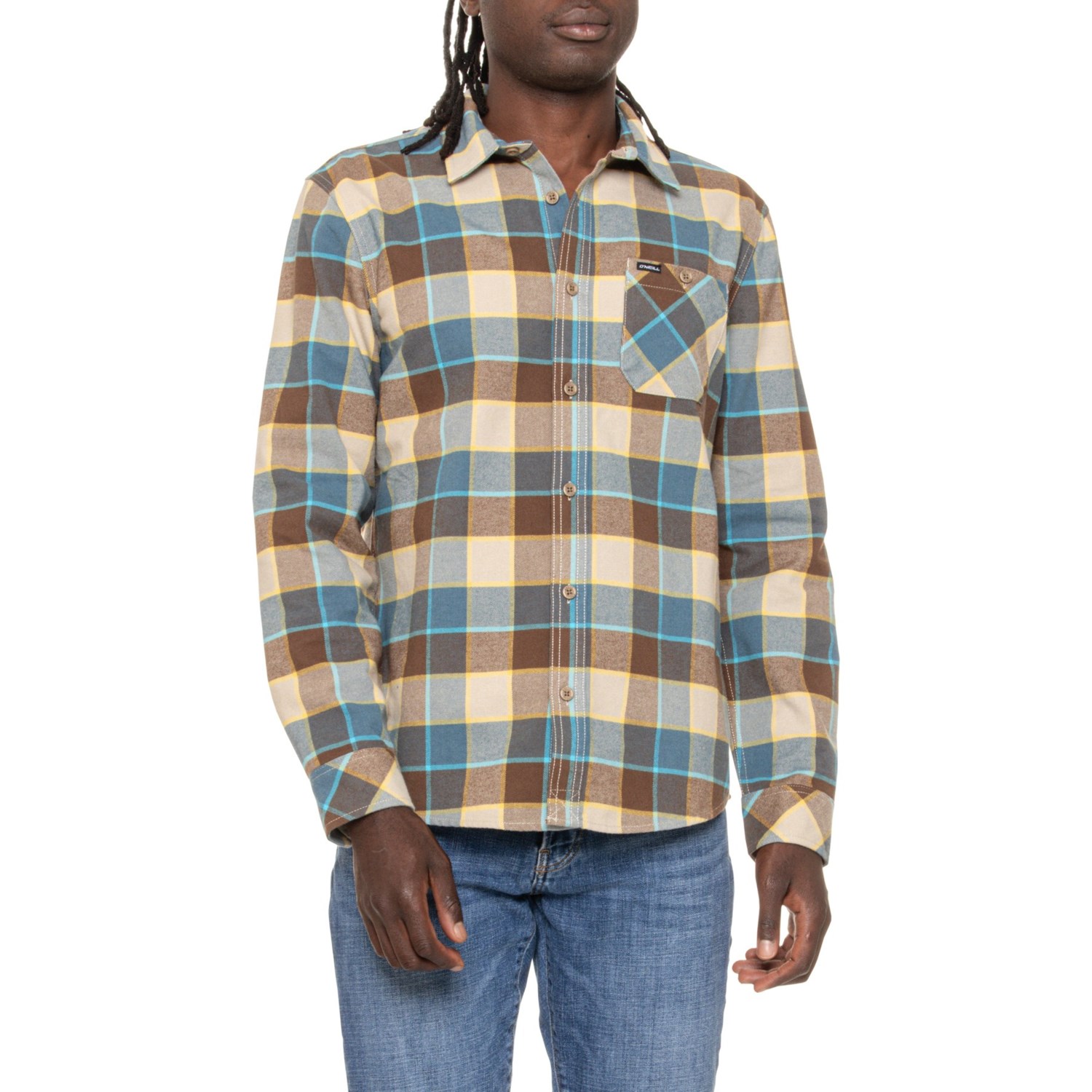 (取寄) オニール ウィンダム フランネル シャツ - ロング スリーブ O'Neill Windham Flannel Shirt - Long Sleeve  Sage O'Neill Windham Flannel Shirt - Long Sleeve - Save 63%
