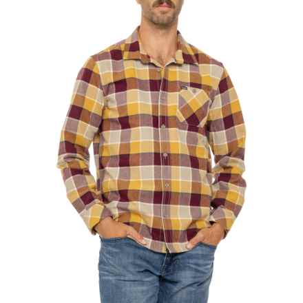 O'Neill Windham Flannel Shirt - Long Sleeve in Dark Khaki