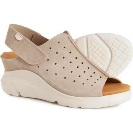 OnFoot Made in Spain 80005 Slingback Sandals - Suede (For Women) in Bison