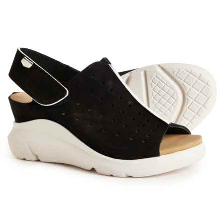OnFoot Made in Spain 80046 Slingback Sandals - Leather (For Women) in Black