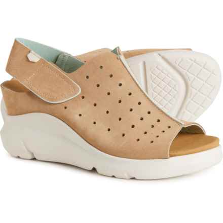 OnFoot Made in Spain 80046 Slingback Sandals - Suede (For Women) in Tan