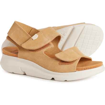 OnFoot Made in Spain 90004 Wedge Sandals - Suede (For Women) in Tan