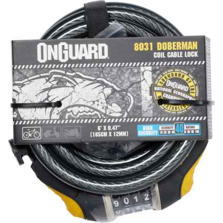 OnGuard Coil Cable Bike Lock - 6’ in Multi