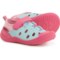 Oomphies Little Girls Lagoon Sport Sandals in Pink/Aqua