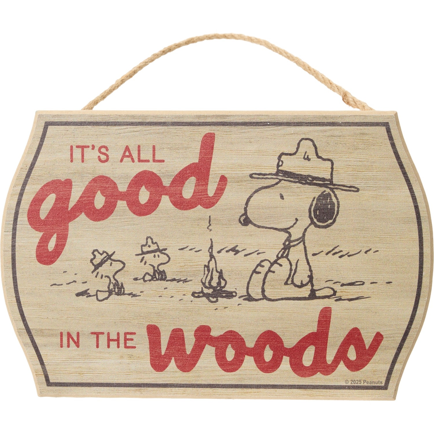 Open Road Brands 8x5” Good Woods Wooden Sign - Save 50%