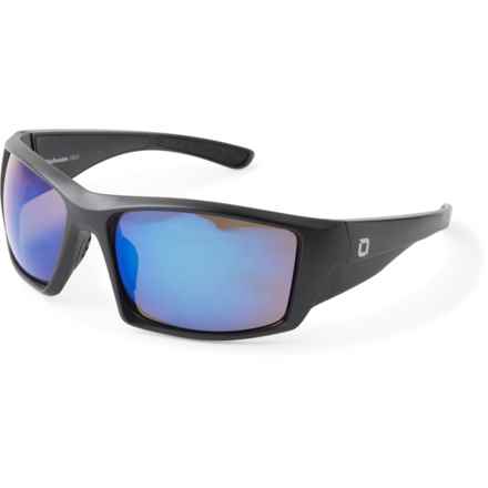 Optic Nerve Blackwater Sunglasses - Polarized Mirror Lenses (For Men) in Matte Black/Smoke/Blue Mirror - Closeouts