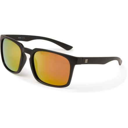 Optic Nerve Boiler Sunglasses - Polarized Mirror Lenses (For Men) in Matte Black - Closeouts