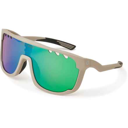 Optic Nerve FixieSauce Sunglasses - Mirror Lens (For Men) in Putty Gray/Smoke/Green Mirror - Closeouts