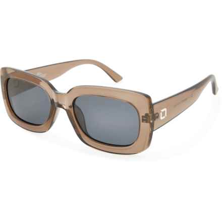 Optic Nerve LoHi Sunglasses - Polarized Lenses in Crystal Gray/Smoke Lens
