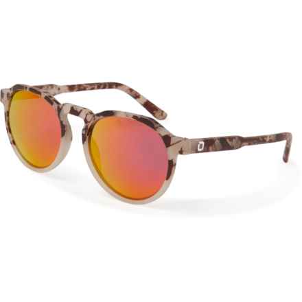 Optic Nerve Rino Sunglasses - Polarized Mirrored Lenses (For Men) in Crystal Gray - Closeouts