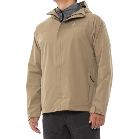 mens khaki rain jacket