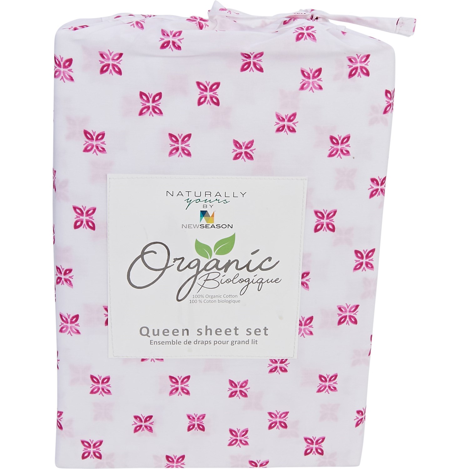 Organic Biologique 200 TC Organic Cotton Tiny Petals Sheet Set Queen