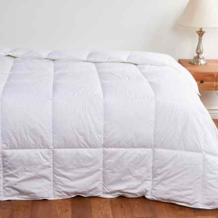 Organic Biologique Queen 233 TC Organic Cotton Duvet Cover - 300 gsm, White in White