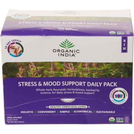 Organic India Stress and Mood Support Daily Pack - 30-Packs in Multi