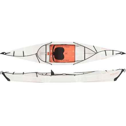 Oru Kayak Beach LT Folding Sit-In Kayak - 12’, Factory Seconds in White - Closeouts