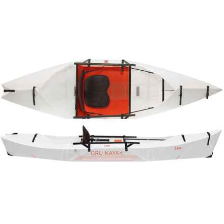 Oru Kayak Lake+ Folding Sit-In Kayak - 9’, Factory Seconds in White