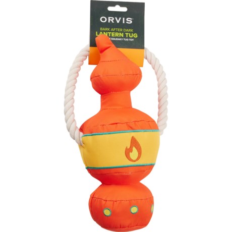Orvis Bark After Dark Lantern Tug Dog Toy in Multi