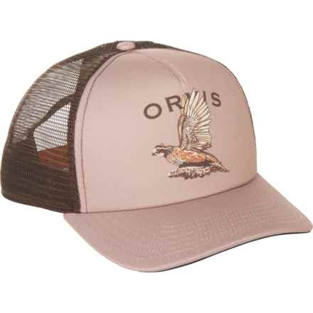 Orvis Dawson Quail Trucker Hat (For Men) in Desert Khaki