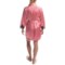9241D_3 Oscar de la Renta Pink Label Wrap Robe - Long Sleeve (For Women)