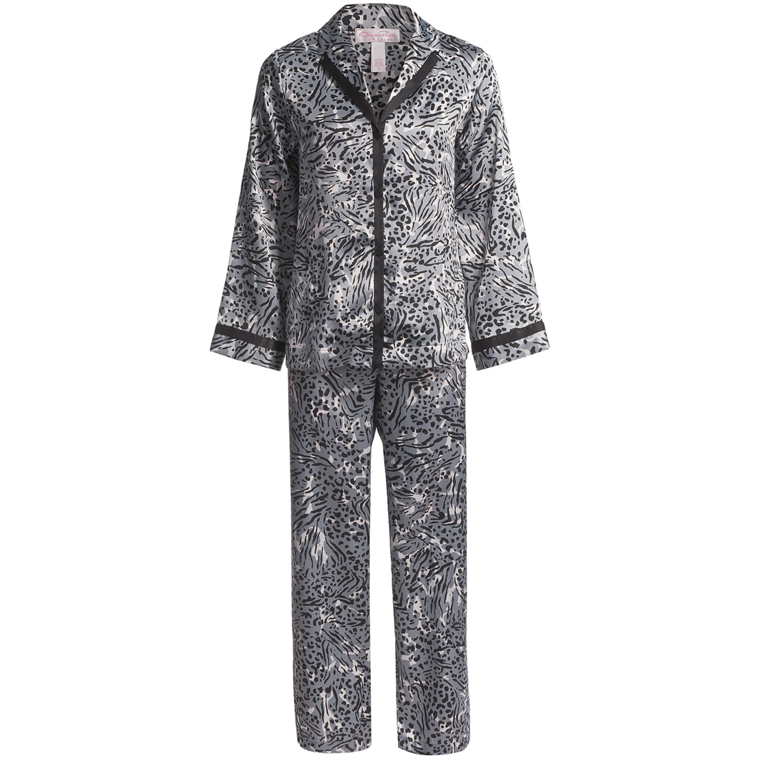 Oscar de la Renta Pink Label Zahara Nights Pajamas - Long Sleeve (For ...