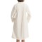 9275U_2 Oscar de la Renta Signature Plush Magnolias Robe - Zip Front, Long Sleeve (For Women)