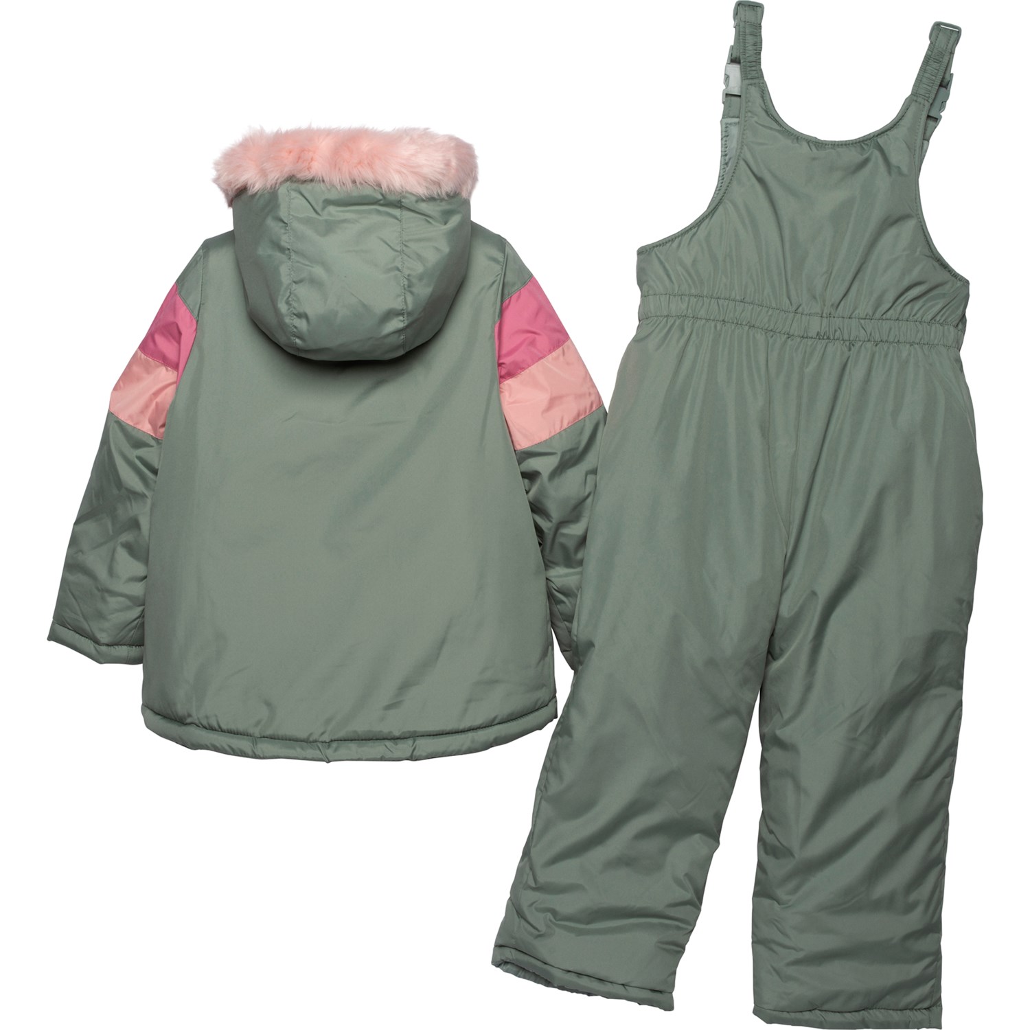 OSH KOSH Little Girls Jacket and Bibs Snowsuit Insulated Save 62