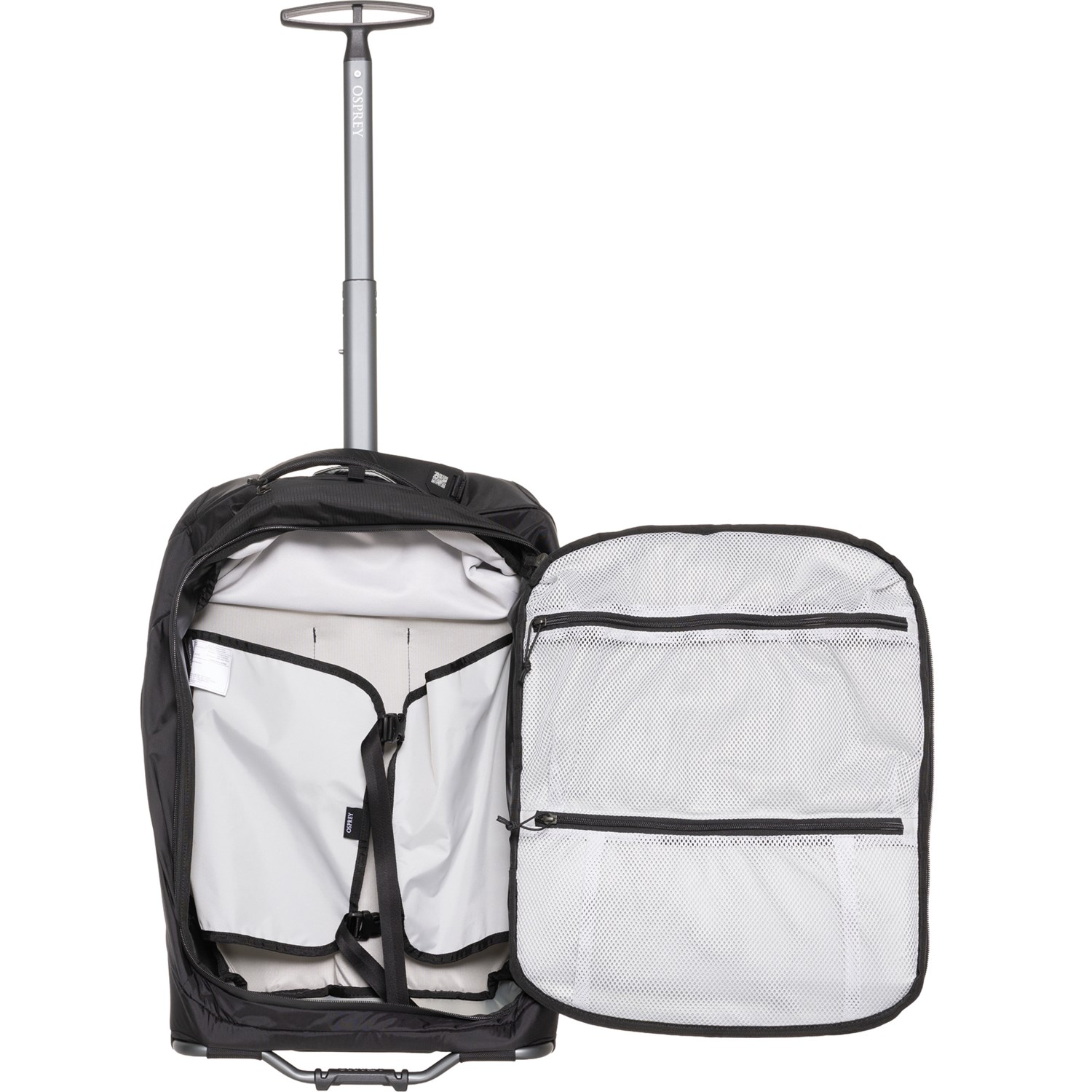 Osprey 21.5” Ozone 2-Wheel Carry-On Suitcase - Softside, Black
