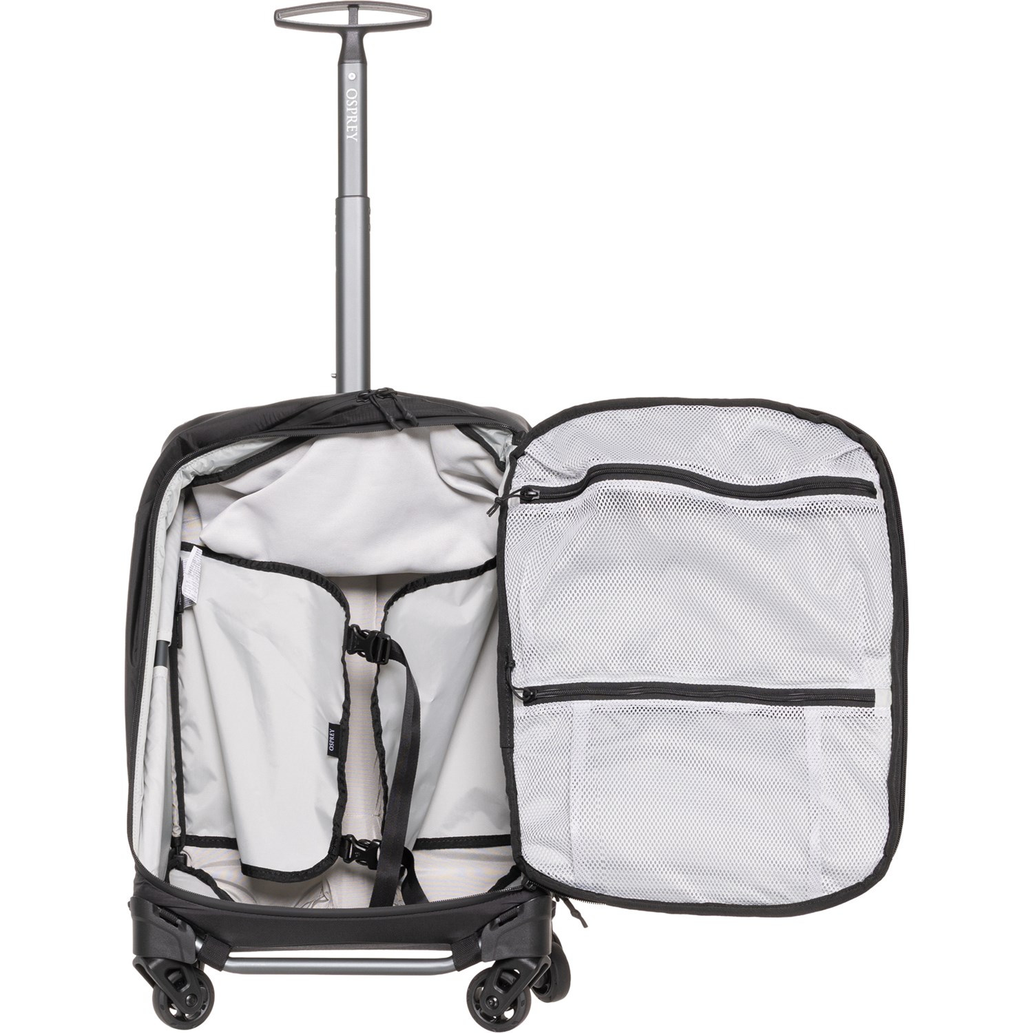 Osprey 21.5” Ozone Spinner Carry-On Suitcase - Softside, Black