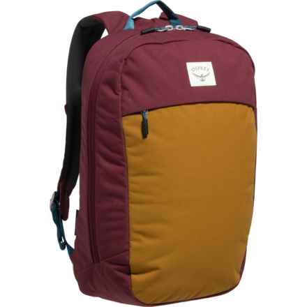 Osprey Arcane Large 20 L Daypack - Allium Red-Brindle Brown in Allium Red/Brindle Brown